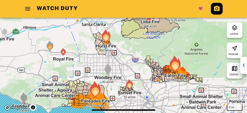 LA wildfires